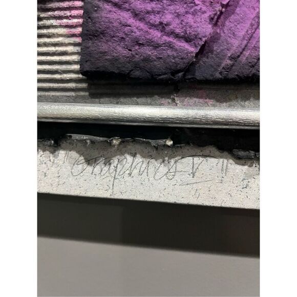 Postmodern 3D Mixed Media Art – “Graphics V” by M. Spillers (Circa 80s/90s) - Picture 3 of 10